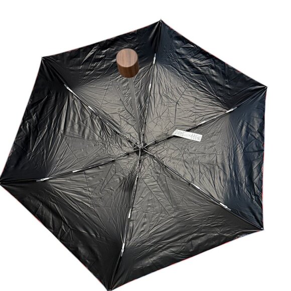 Burberry Water Rose Compact Umbrella, Blue and Red - Picture 4 of 10